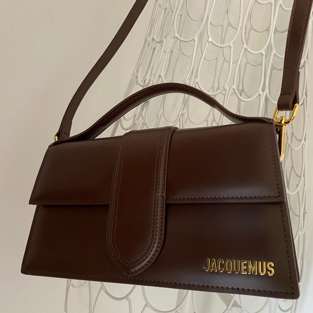 NEW Jacquemus Brown Shoulder Bag The Large Bambino